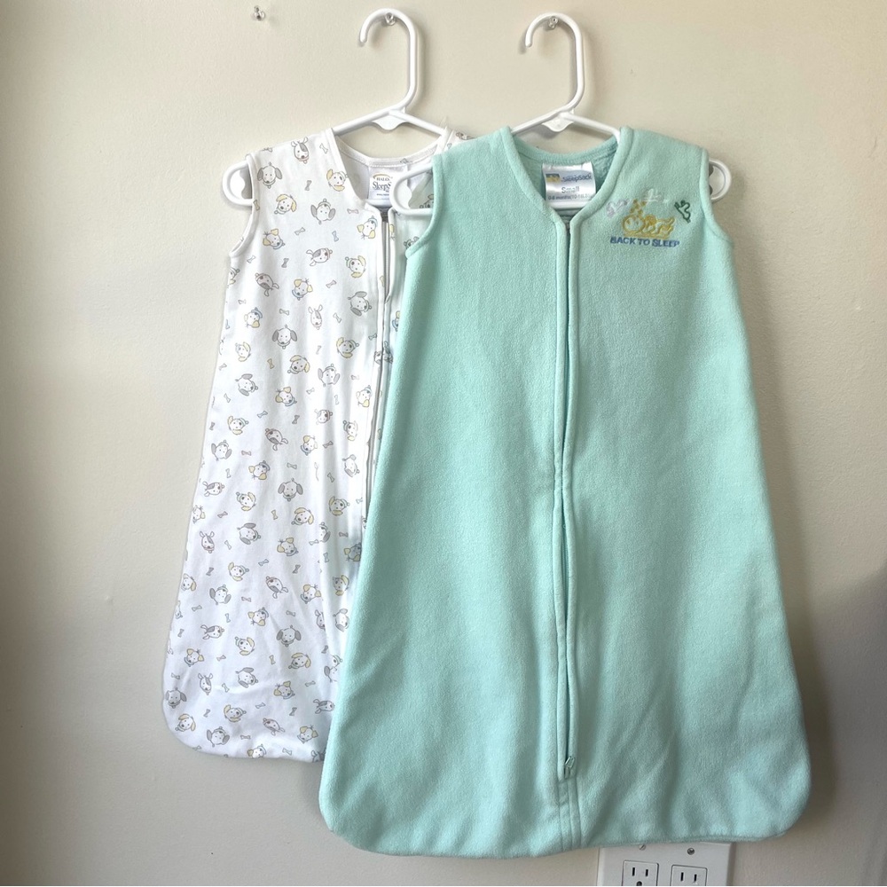 Halo sleepsack, wearable blanket, bundle of two -  size small 0-6m (10-18lbs)